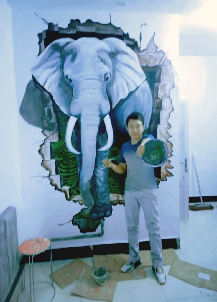 承接墙体绘画