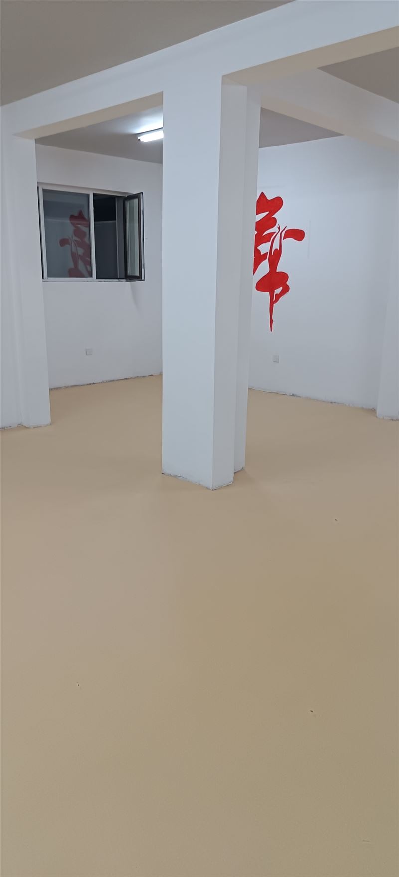 铺地毯；楼梯地毯、塑胶踏步；塑胶地板。